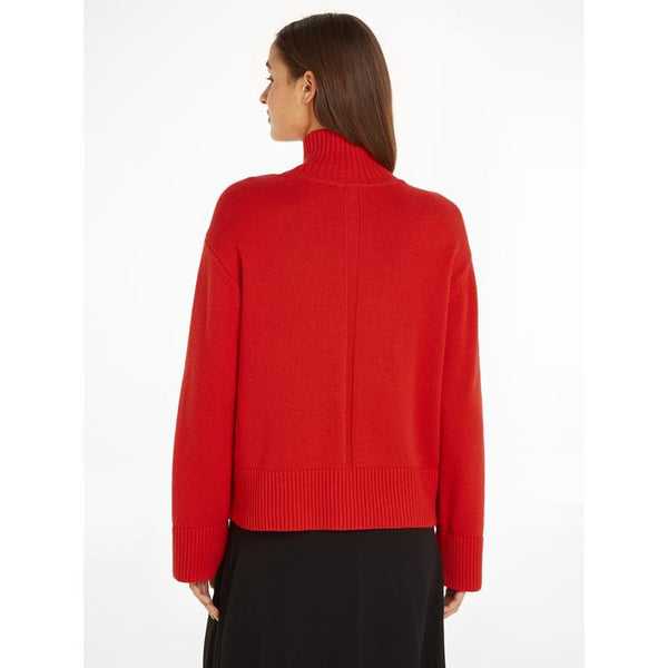 THF - WOOL BLEND MOCK-NK S - SNE