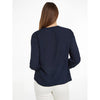 THF - VISCOSE CREPE V-NECK - DW5