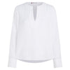 THF - VISCOSE CREPE V-NECK - YCF